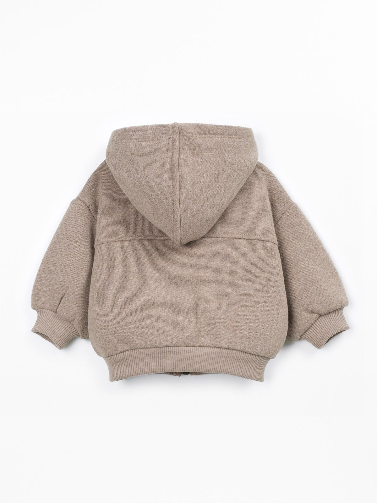 Jersey Knit Hoodie - Light Brown