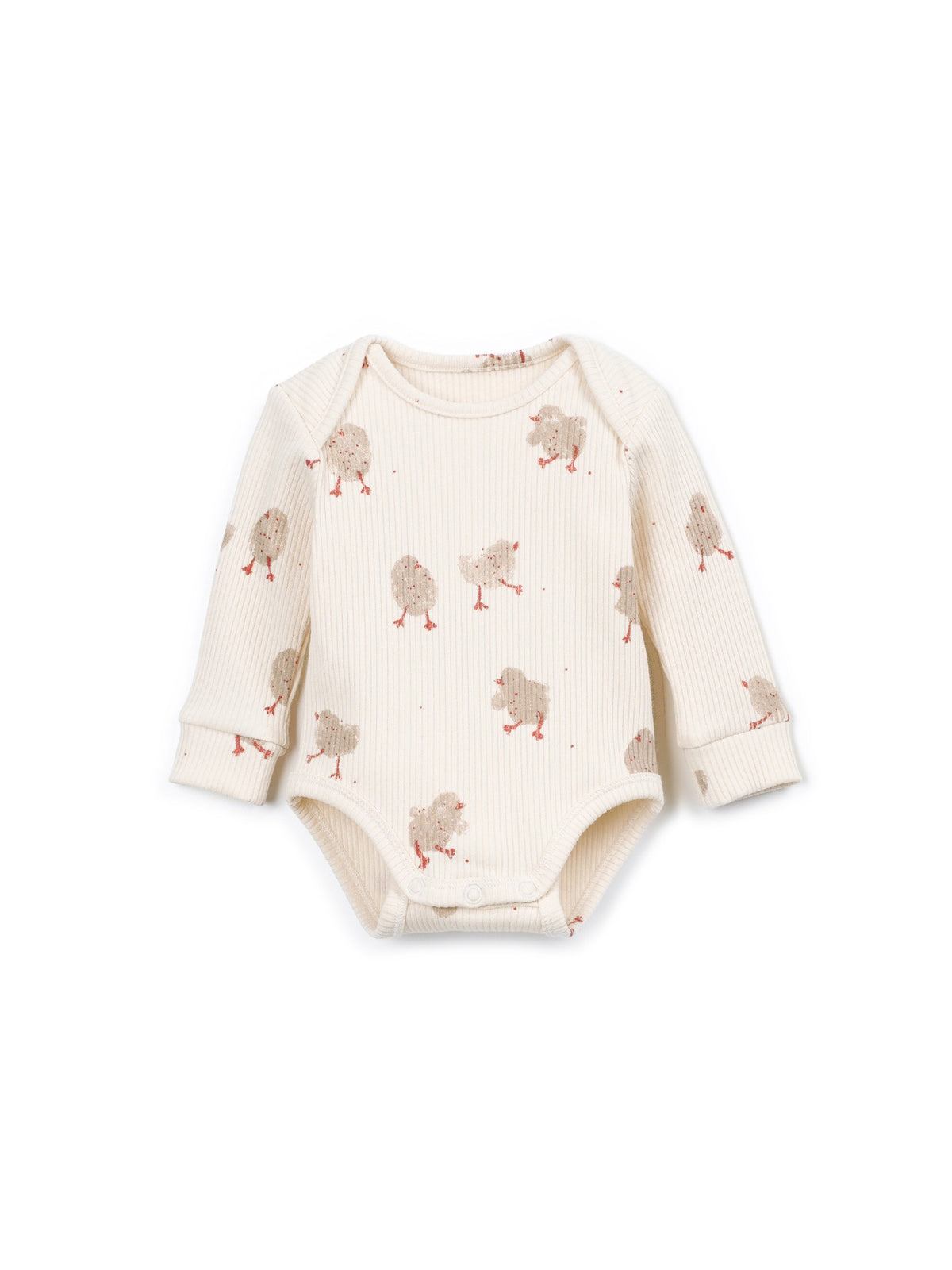 Bodysuit with wrap neckline