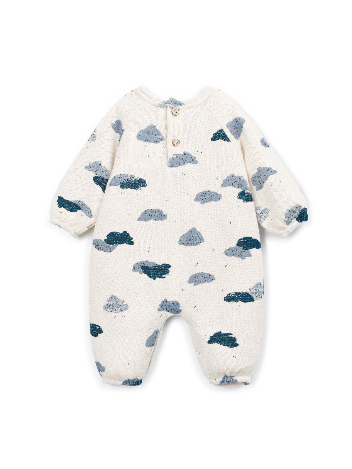 Jersey jumpsuit - Light Blue Clouds
