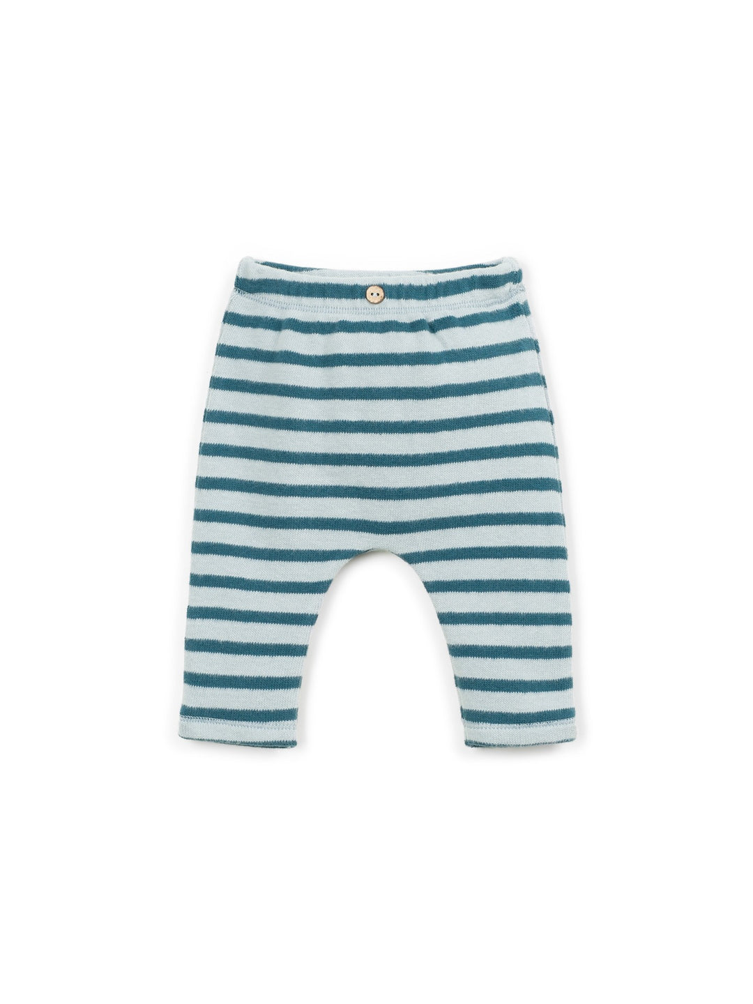 Cotton Leggings - Blue Stripe