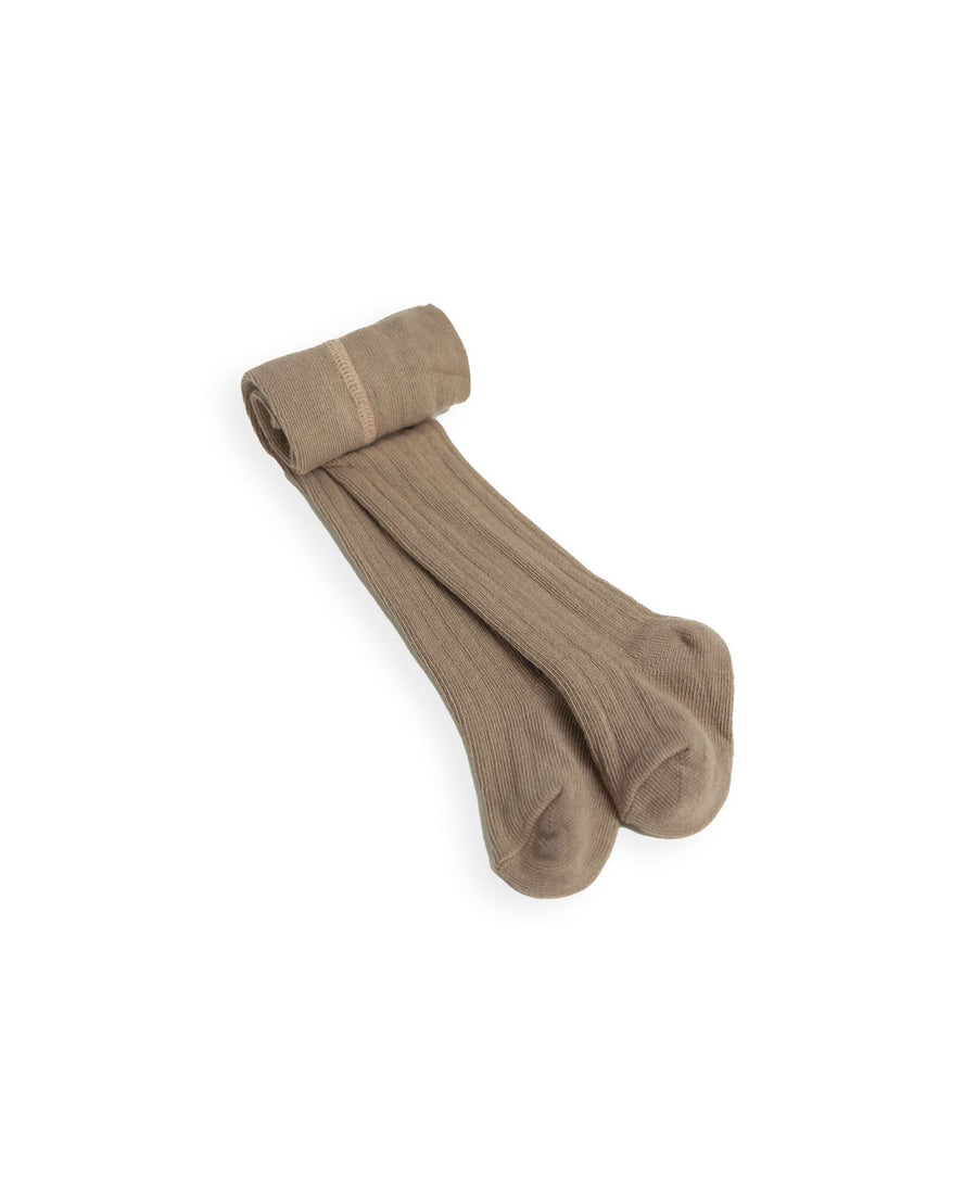 Ribbed Tights in organic cotton