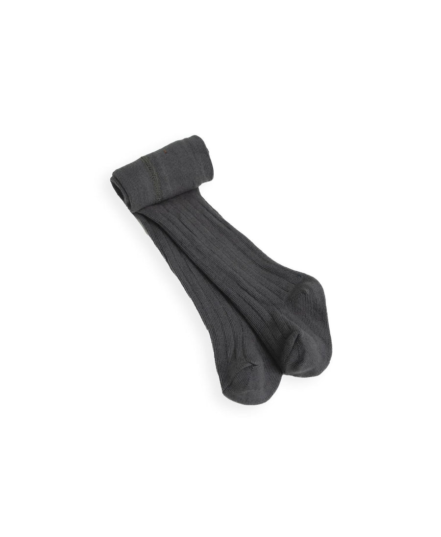 Ribbed Tights in organic cotton