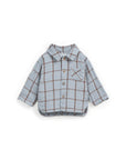 Woven Checkered Shirt - Brown stripes