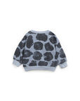 Naturally dyed Crewneck - Blue Spots