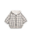 Woven Zip Jacket with fleece lining - Checkered