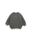 Knitted Cardigan Wool Mix - Khaki