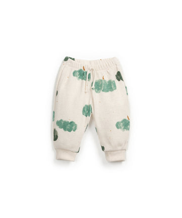 Pants with cloud print