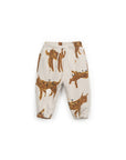 Pants with lynx print