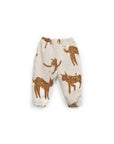 Pants with lynx print