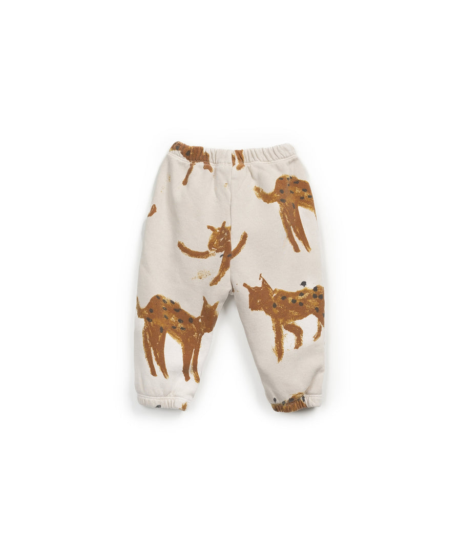 Pants with lynx print