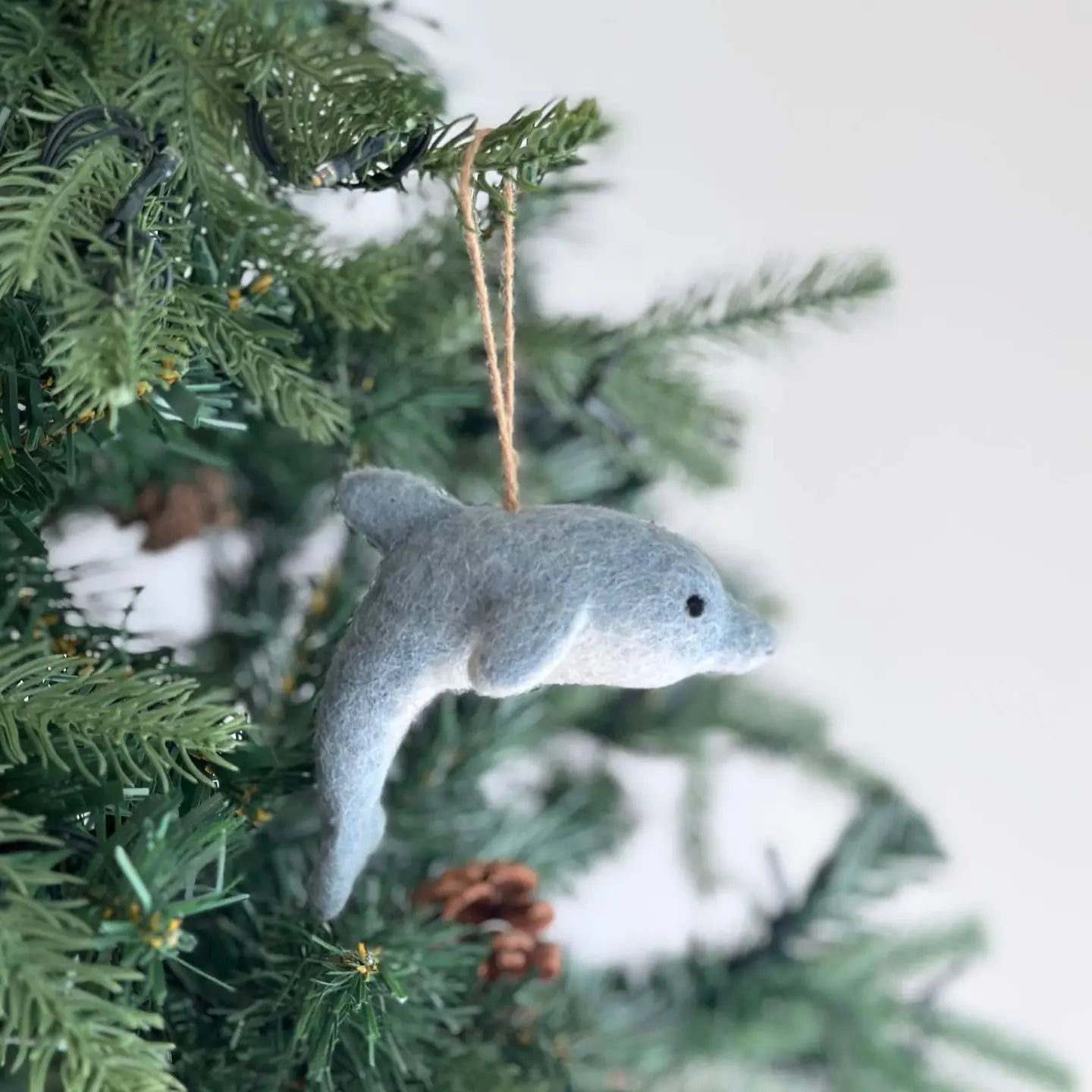 Dolphin Felt Ornament