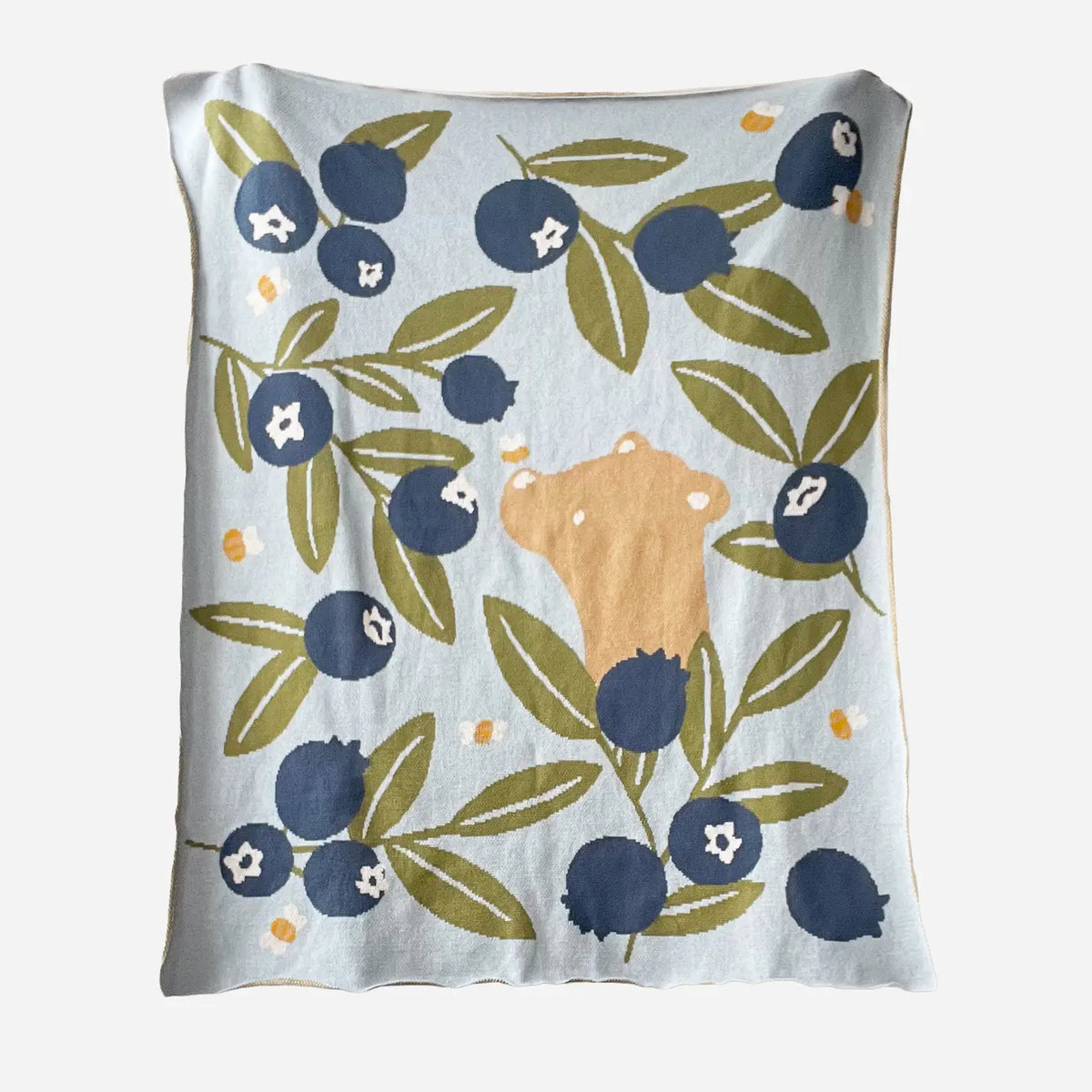Blueberry & Bear Organic Cotton Blanket