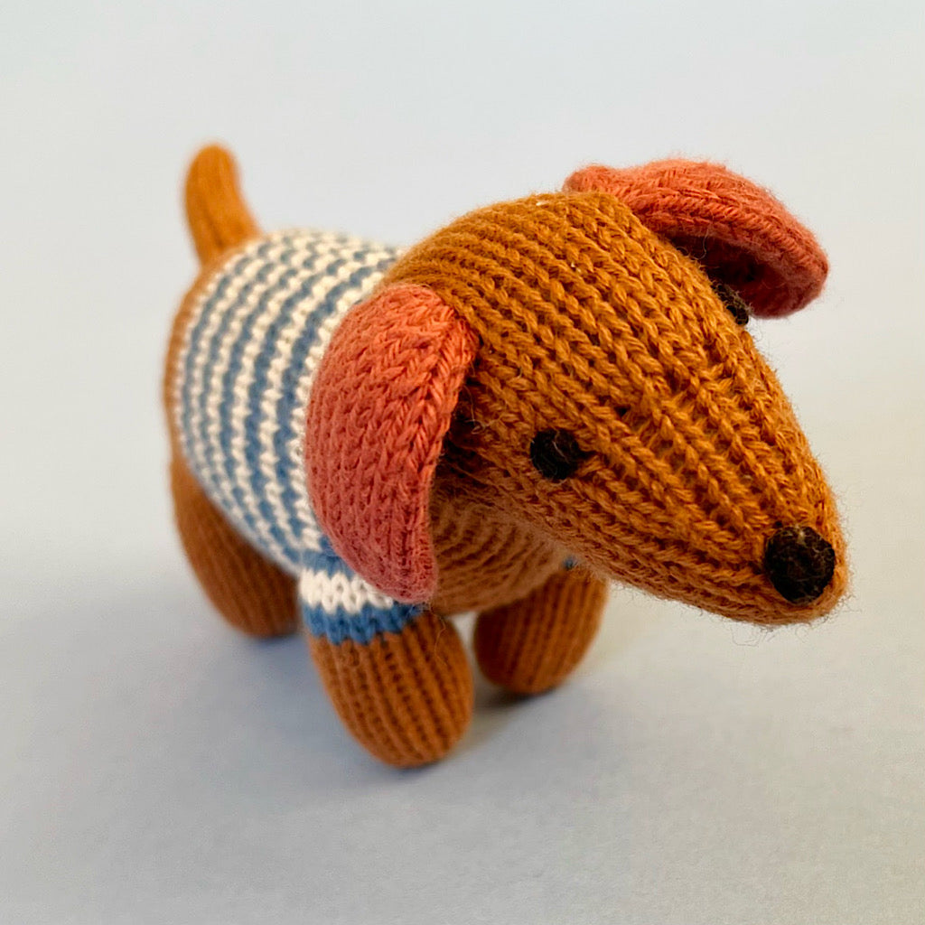 Baby Rattle Toy - Dachshund