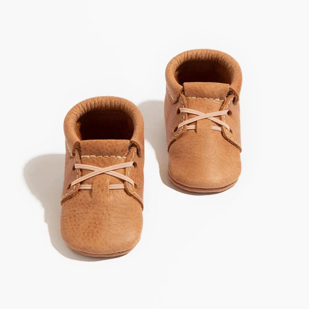 Zion Oxford Baby Shoe (Hard Sole) - Size 5