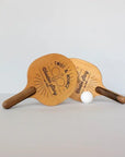 Twist and Bounce Wood Paddles