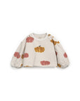 Short Crewneck with Balloon sleeves - Blush pumpkin