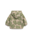 Sherpa Hooded Jacket - Green Giraffe