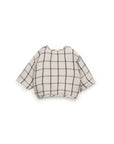 Woven Bomber Jacket with fleece lining - Checkered