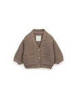 Knitted Cardigan Wool mix - Coffee