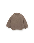 Knitted Cardigan Wool mix - Coffee