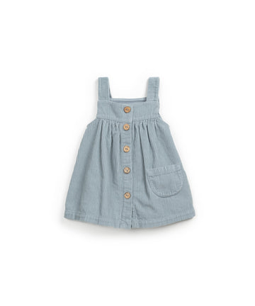 Corduroy dress with pocket