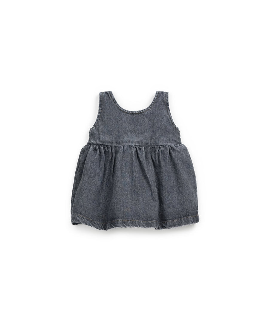 Denim dress - Charcoal