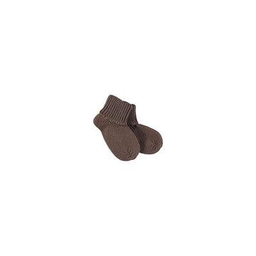 Juno Knit Booties Chocolate