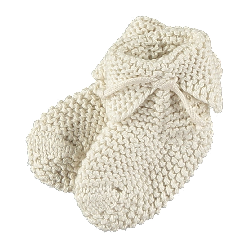 Marco Knitt Booties - Cream