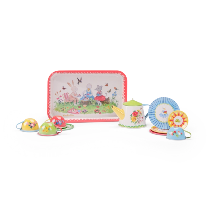 Metal Tea Set - the Big Family