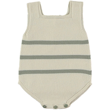 Striped Knitted Bubble - Mint