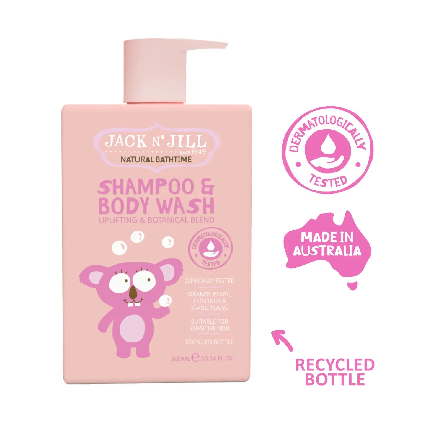 Shampoo & Body Wash - Natural 300mL