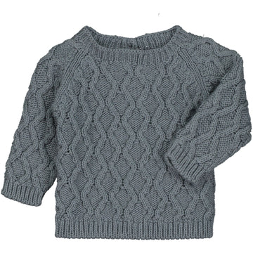 Connor Knit Sweater/Cardigan - Ocean