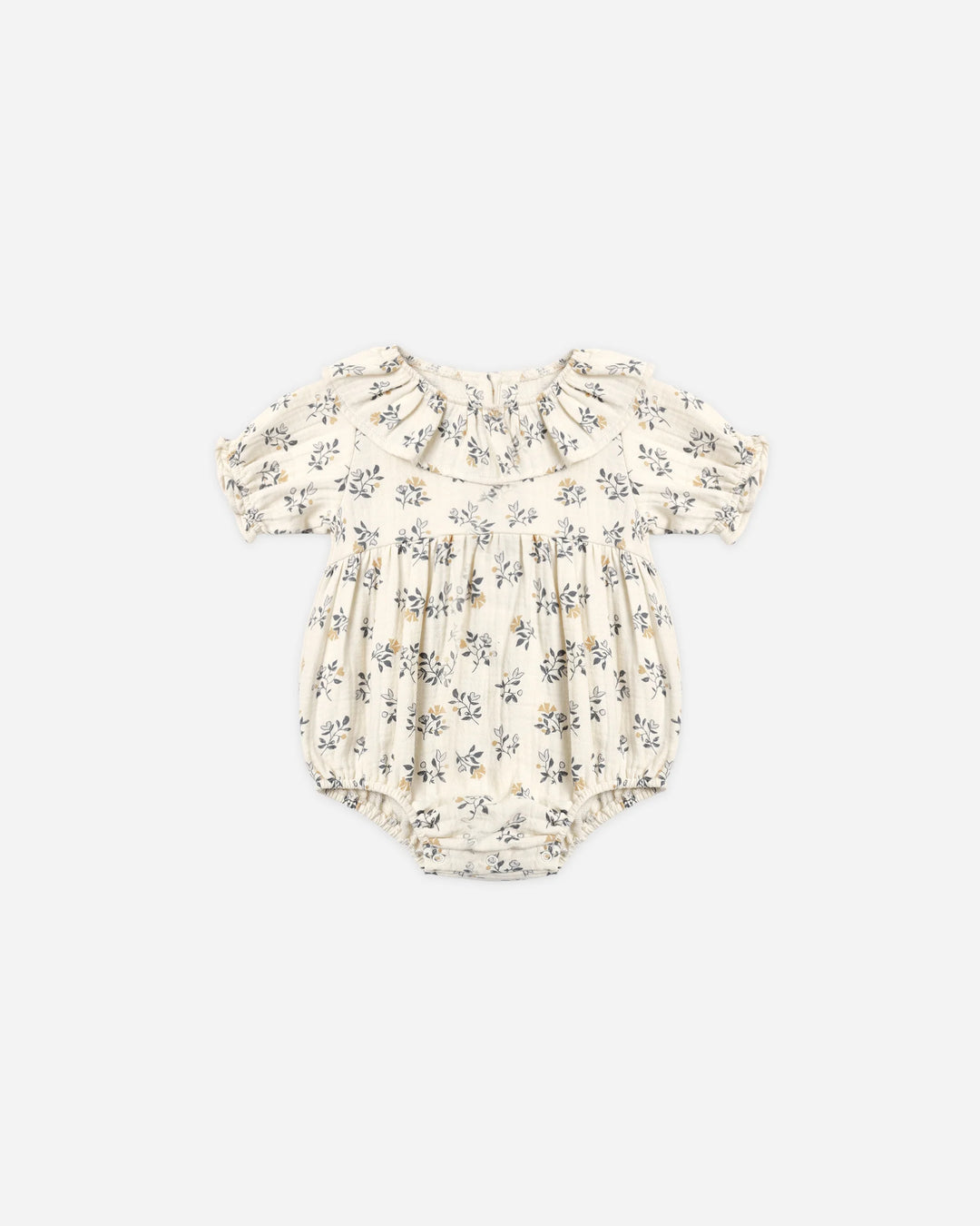Collared Romper French Floral