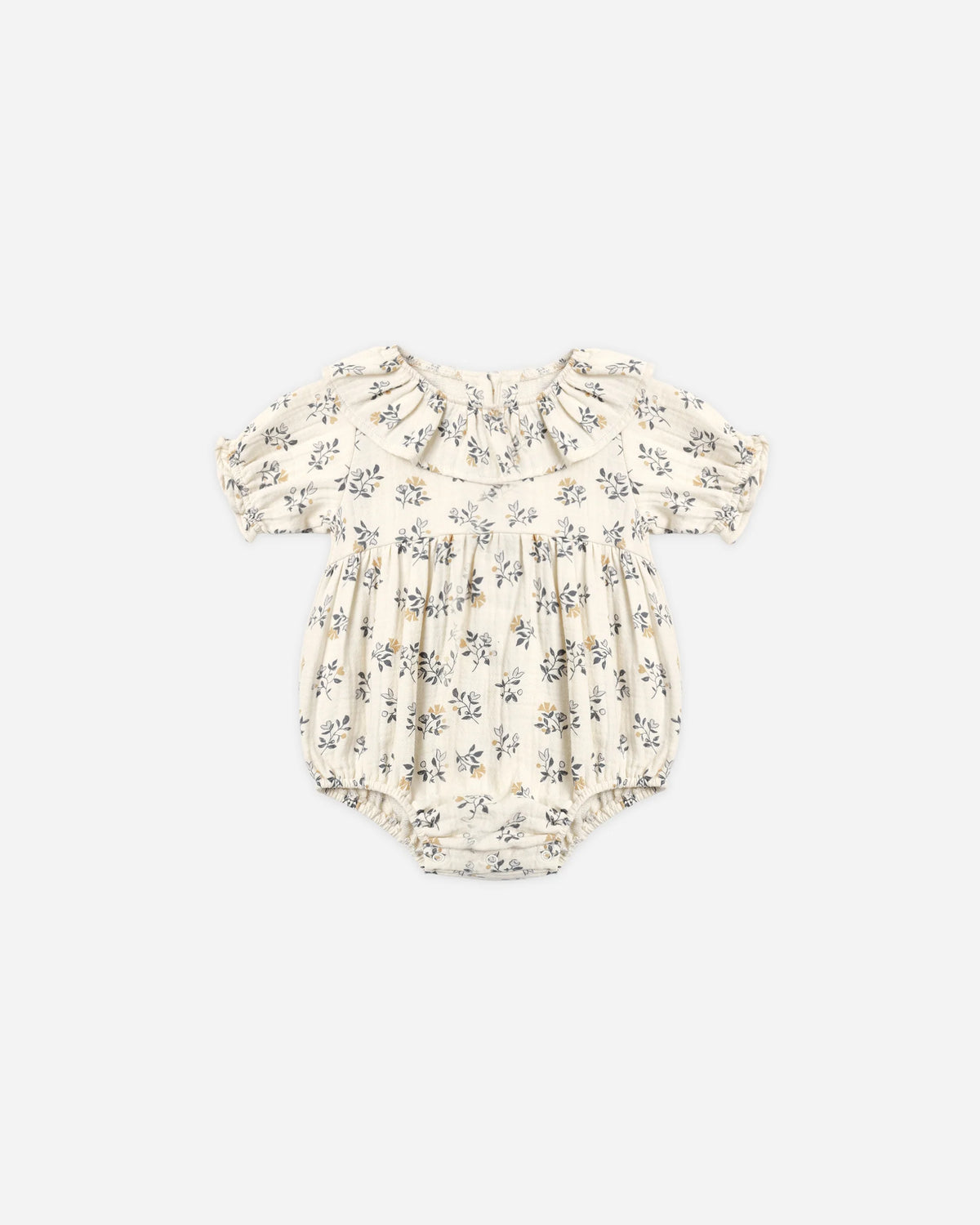 Collared Romper French Floral
