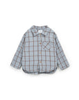 Woven Checkered Shirt - Toddler - Brown stripes