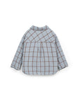 Woven Checkered Shirt - Toddler - Brown stripes