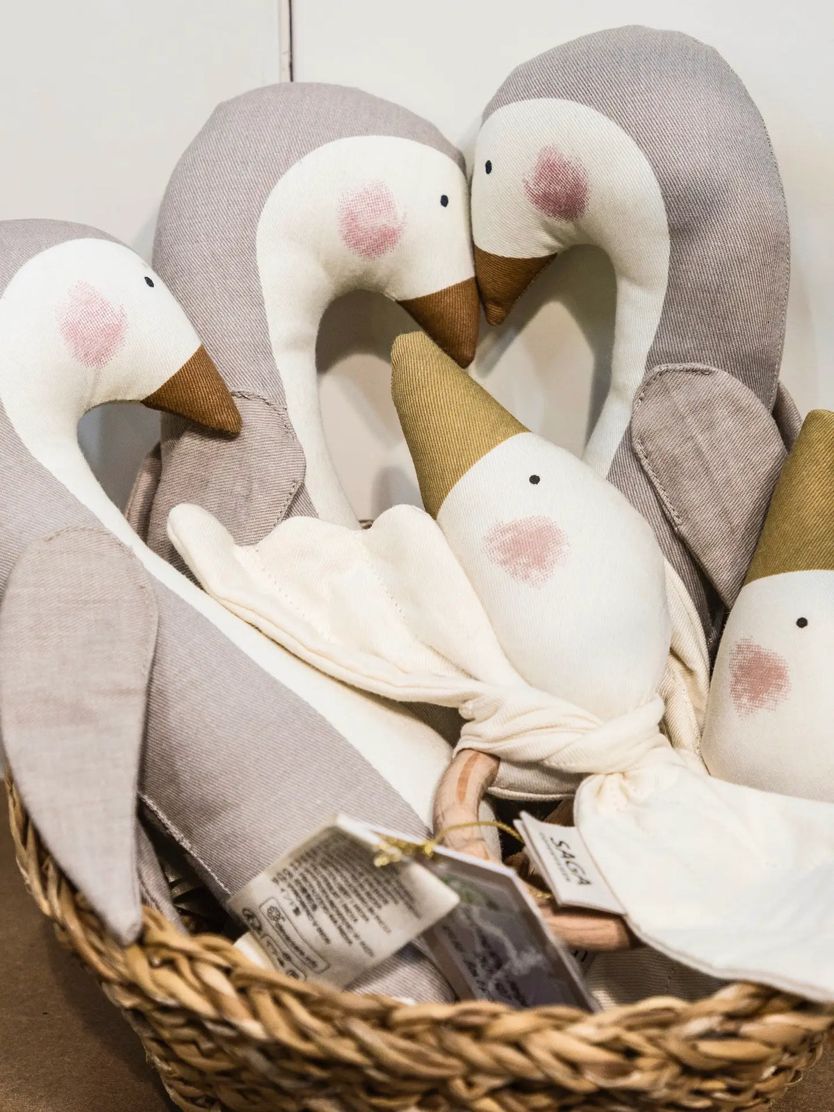 Goose Teething Ring- Organic Cotton