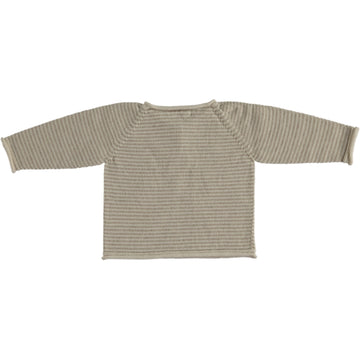 Keller Knit Sweater- Cream/ Toasted