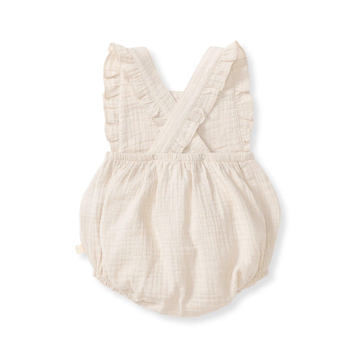 Muslin Bubble Romper - Ecru