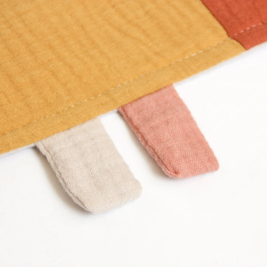 Squares Terracotta Sensory Blanket