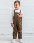 Remi Corduroy Overalls - Chocolate