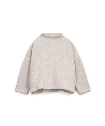 Jersey sweater with inner carding