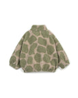 Sherpa Zip Jacket - Green Giraffe