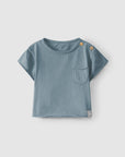 T-shirt with Pocket - Blue
