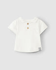 Plain polo shirt with pocket - White