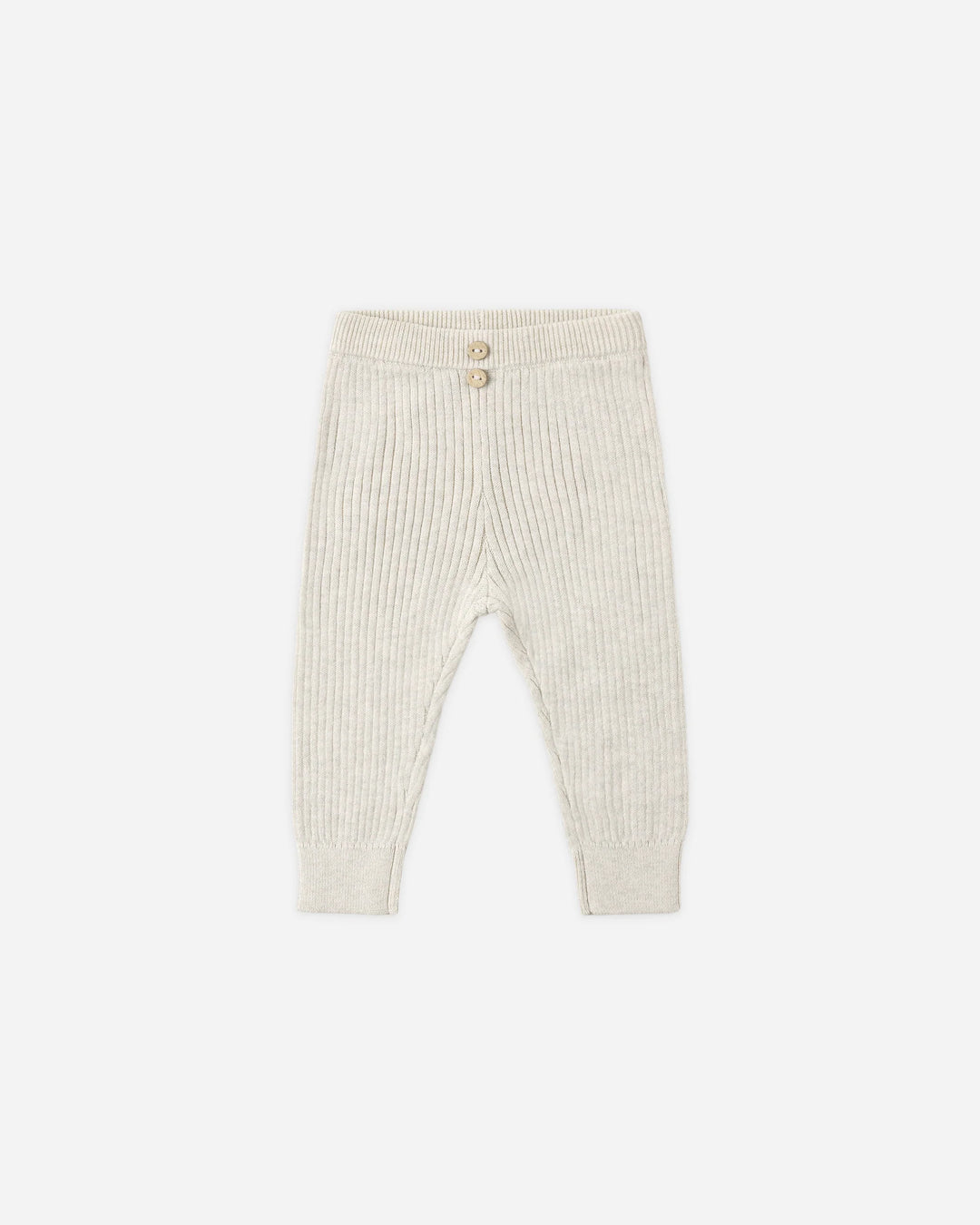 Rib Knit Legging - Heathered Oatmeal
