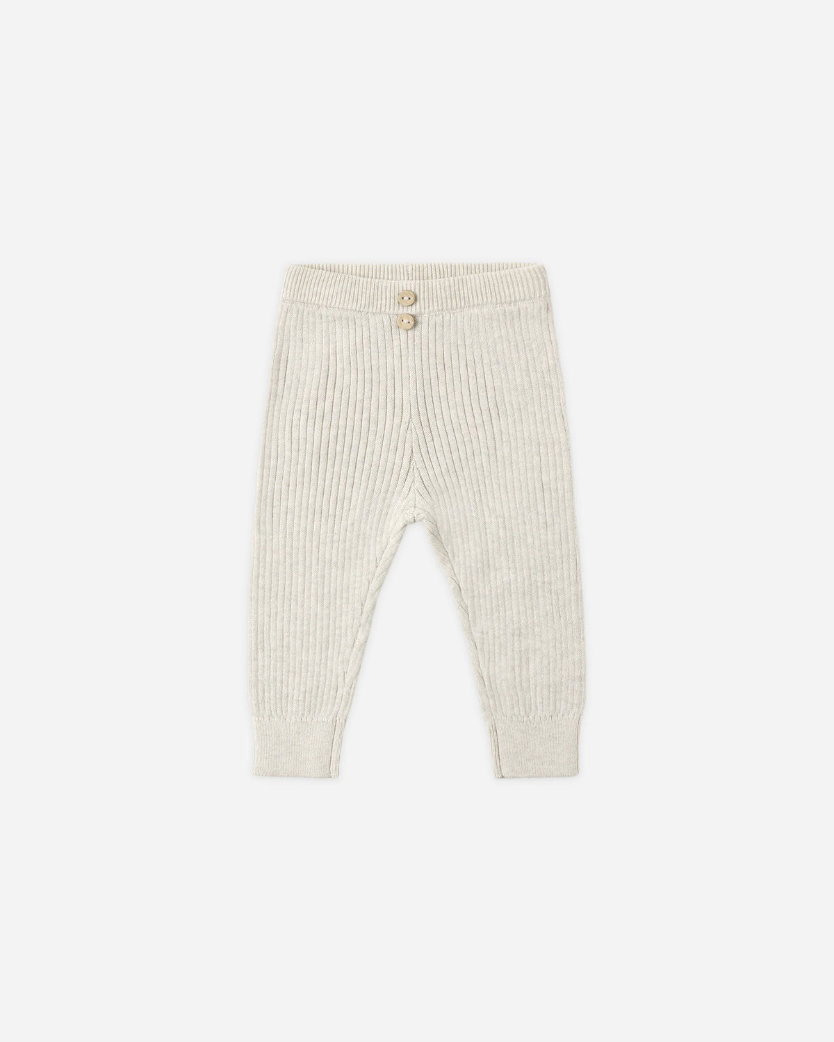 Rib Knit Legging - Heathered Oatmeal
