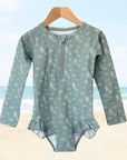 Sage Surfer Long Sleeve Swimsuit