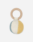 Teether & Rattle Cotton Crochet - Beach Ball
