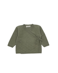 Versalles Knit Long Sleeve Kimono Green